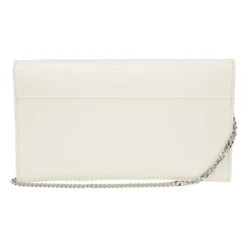 Fly Læder Clutch Taske med Kæde