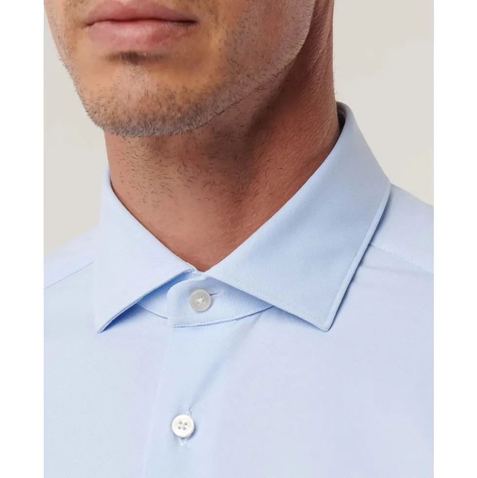 Fransk Krave Oxford Skjorte Tailor Fit