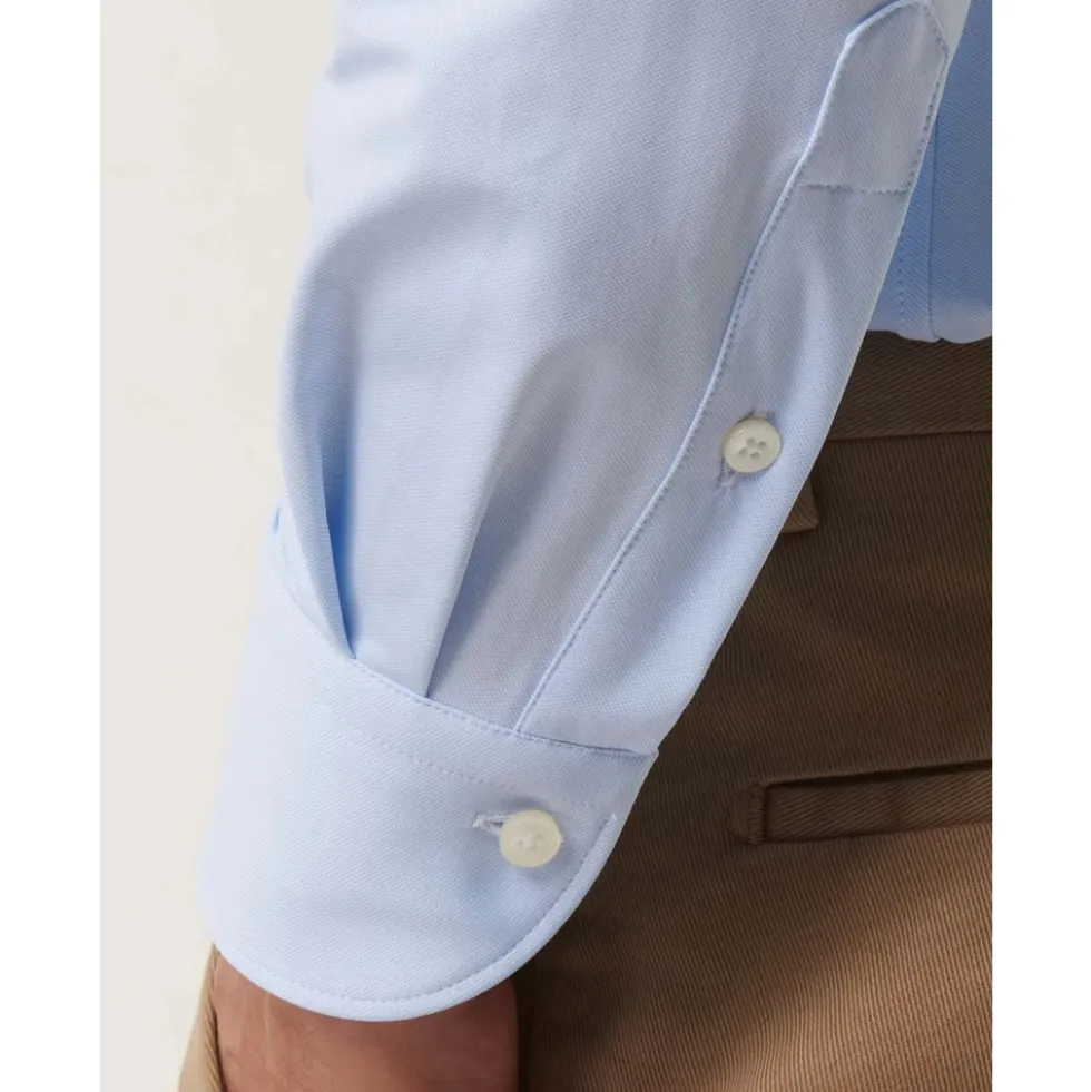 Fransk Krave Oxford Skjorte Tailor Fit