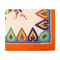 Fringed Paisley Scarf