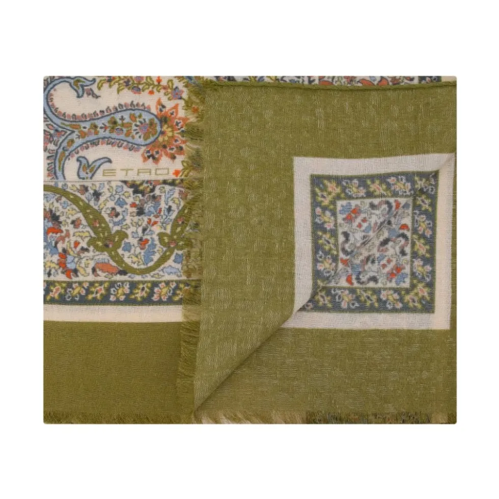 Frynset Paisley Tørklæde