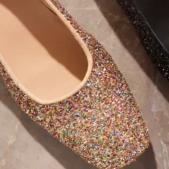 Funklende Glitter Ballerina - Multi Glitter / Sand