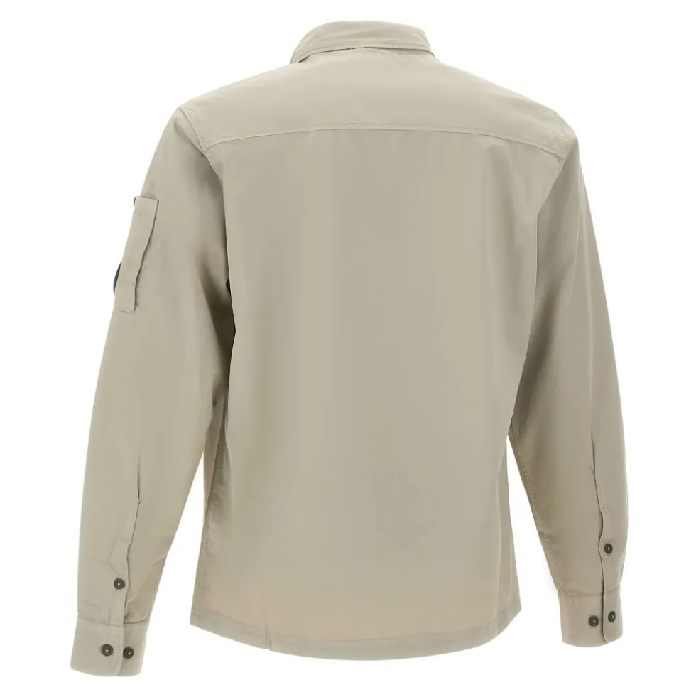 Gabardine Overshirt med Lynlås