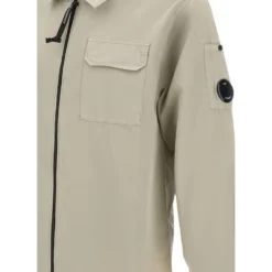 Gabardine Overshirt med Lynlås