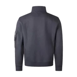 Garment Dyed Diagonal Fleece Quarter Zip Sweatshirt