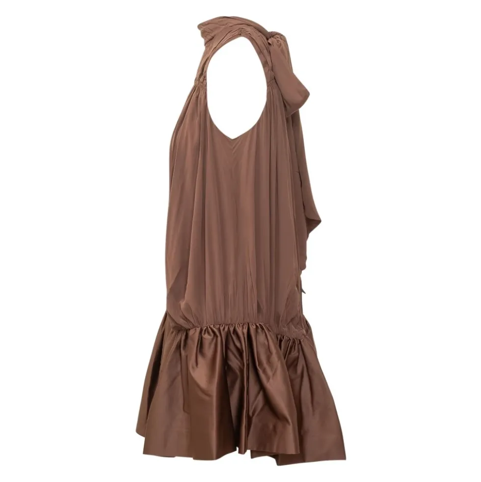 Gathered Mini Dress