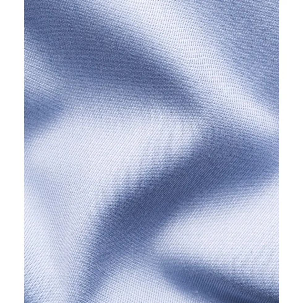 Geometric Effect Contemporary Fit Signaturer Twill Shirt Light Blue