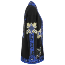 Geometrisk Jacquard Uldtrøje