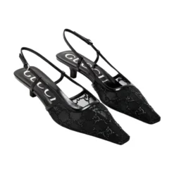 GG Crystal Slingback Pump