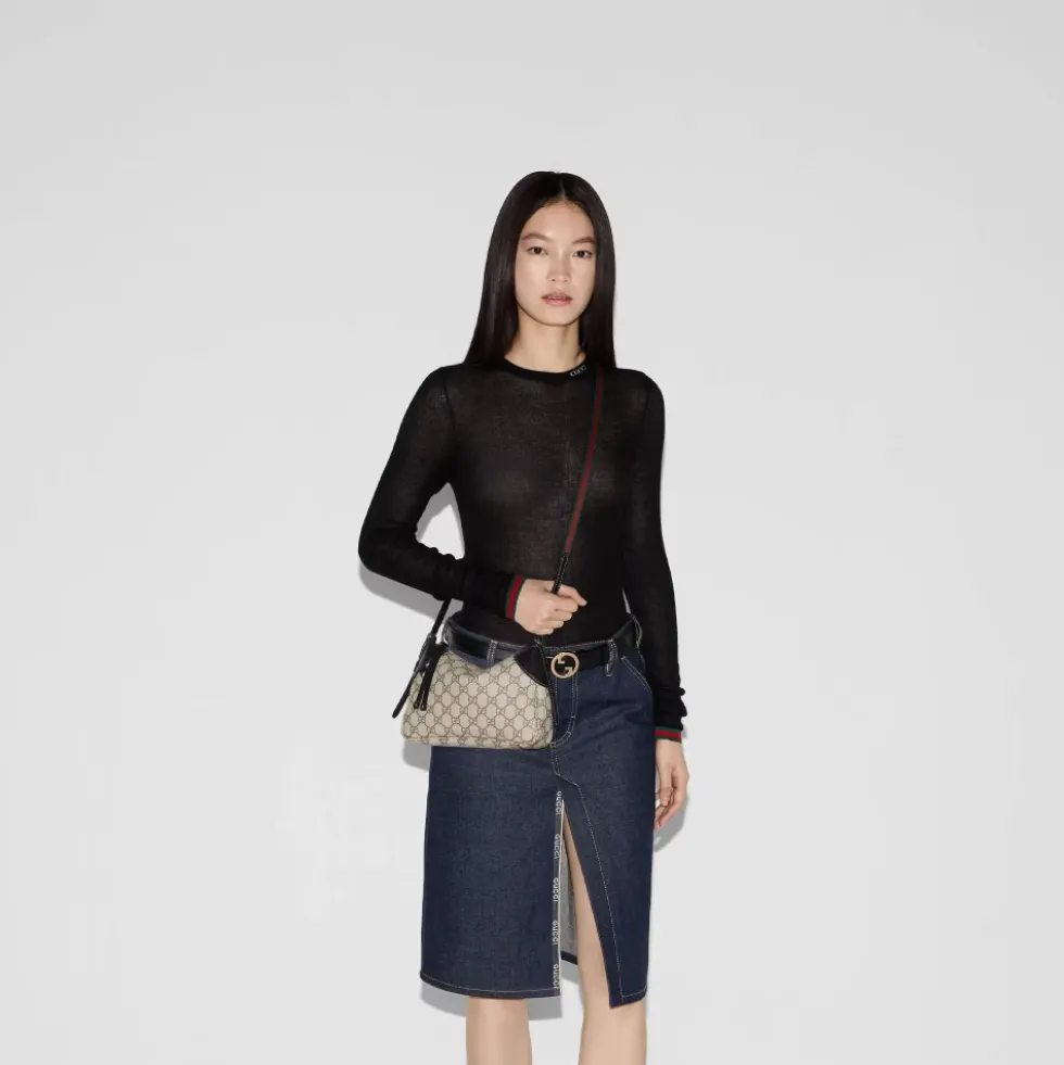 GG Emblem Small Shoulder Bag