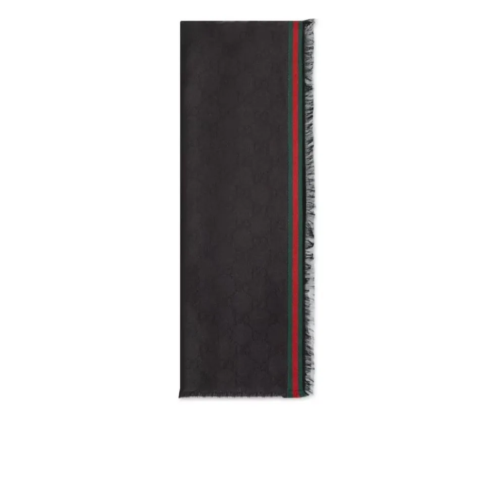 GG Silk Cotton Stole