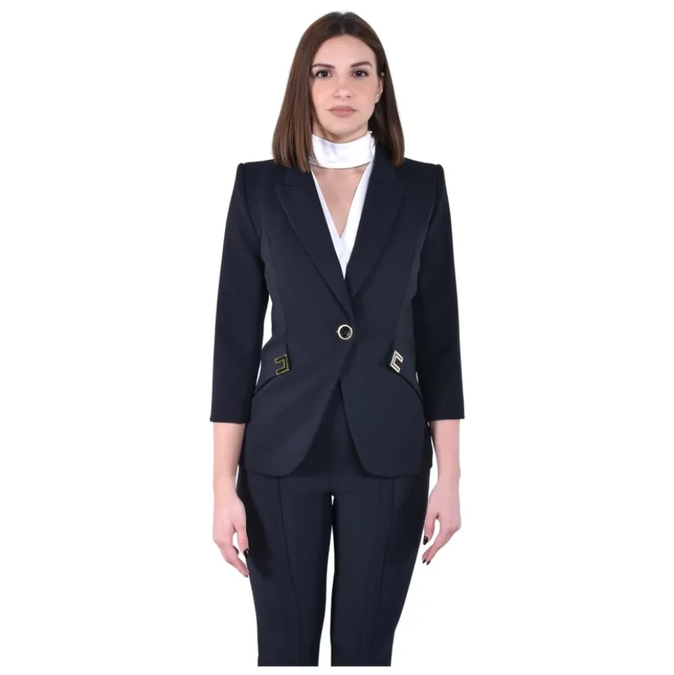 Giacca i dobbelt stretch-crepe