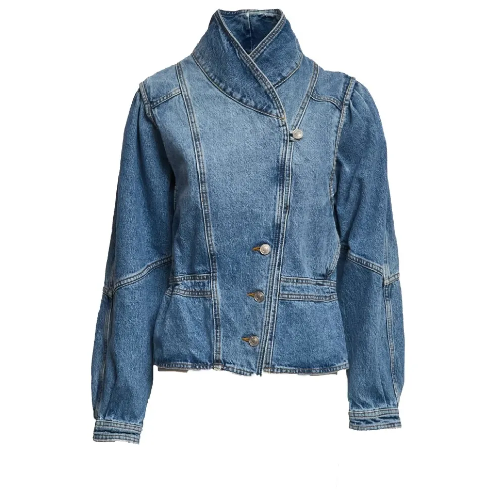 Giacca in denim di cotone