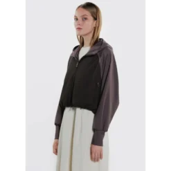 Giacca manica raglan con rete