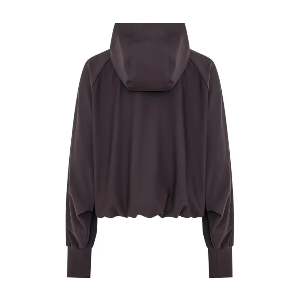 Giacca manica raglan con rete