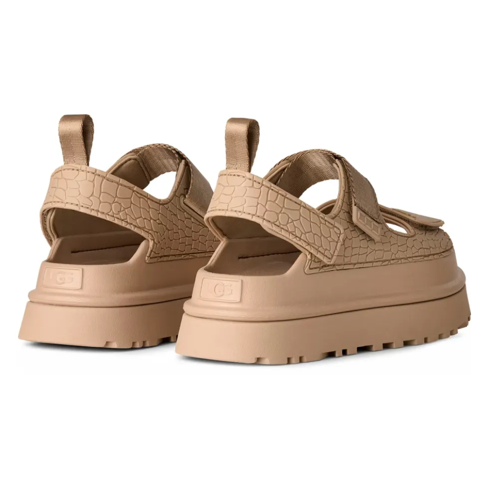 Goldenglow Embossed Sandal