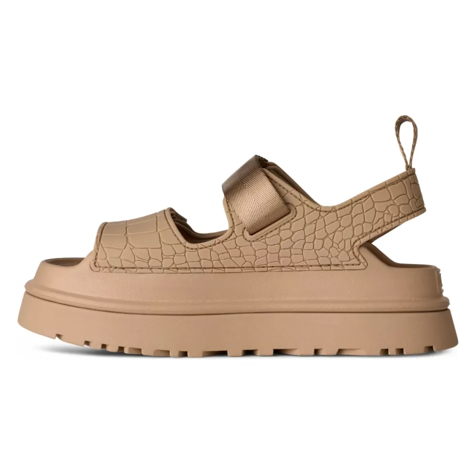 Goldenglow Embossed Sandal