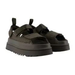 Goldenglow Embossed Sandals