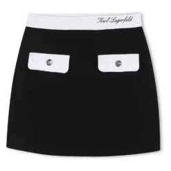 Gonna corta in jersey doppio