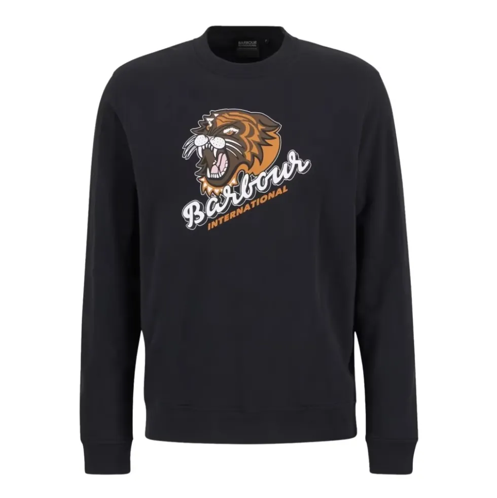 Grafisk Daytona Sweatshirt Sort