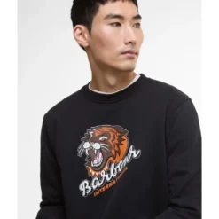 Grafisk Daytona Sweatshirt Sort