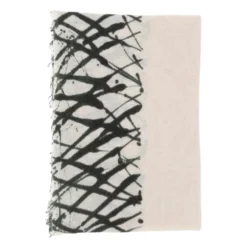 Grafisk Print Cashmere Blend Tørklæde
