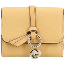 Grained Leather Clutch