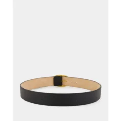 Grain Leather Oval Belt