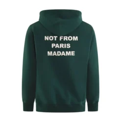 Grøn Slogan Hættetrøje