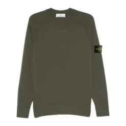 Grøn Uld Raglan Sweater