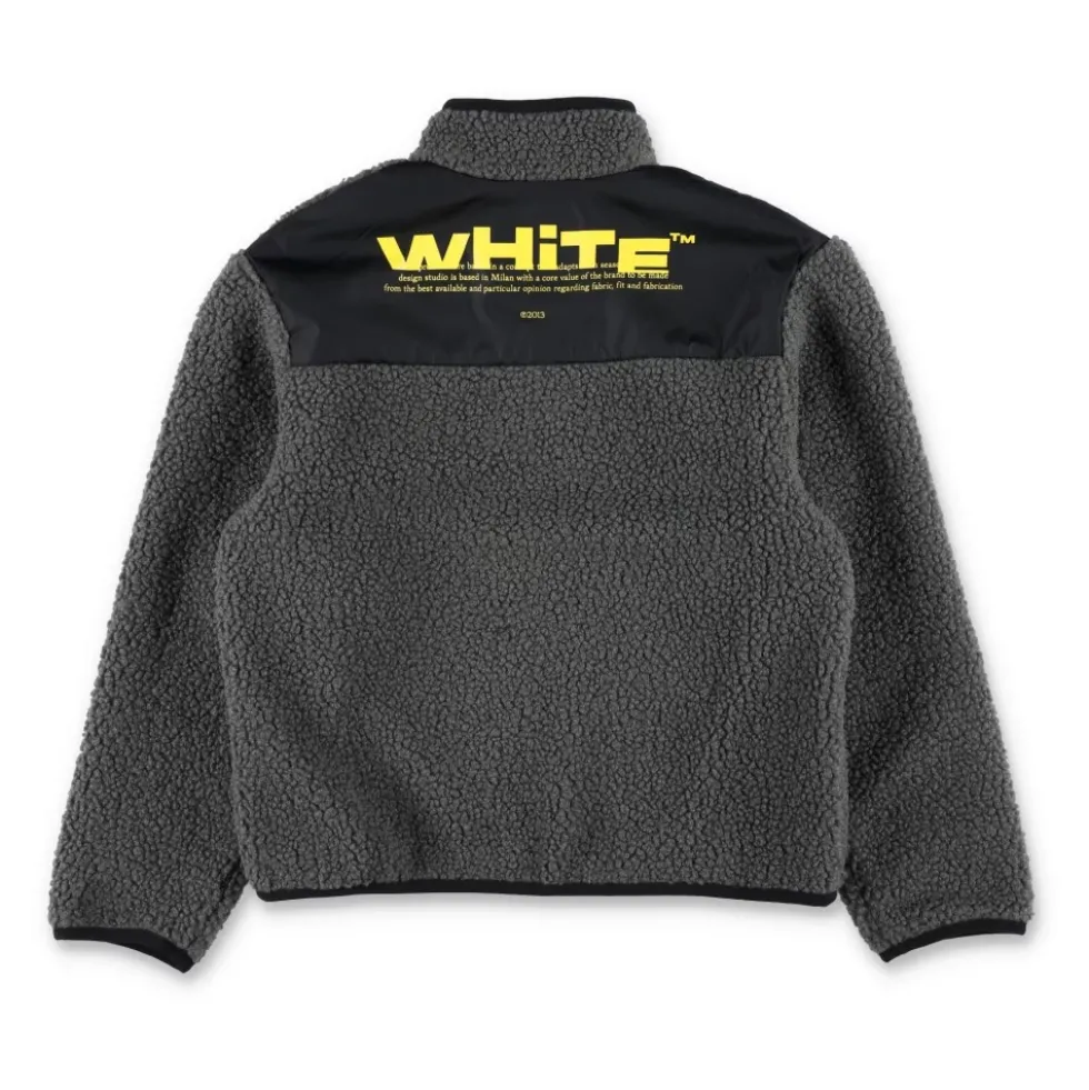 Grå Teddy Lynlås Jakke AW25