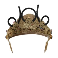 Ægte Crystal Diadem Tiara med LED-lys