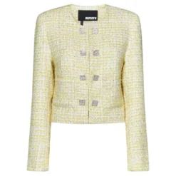 Gul Bouclé Tweed Cropped Blazer