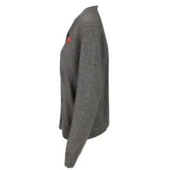Heart-patch Uld Cardigan