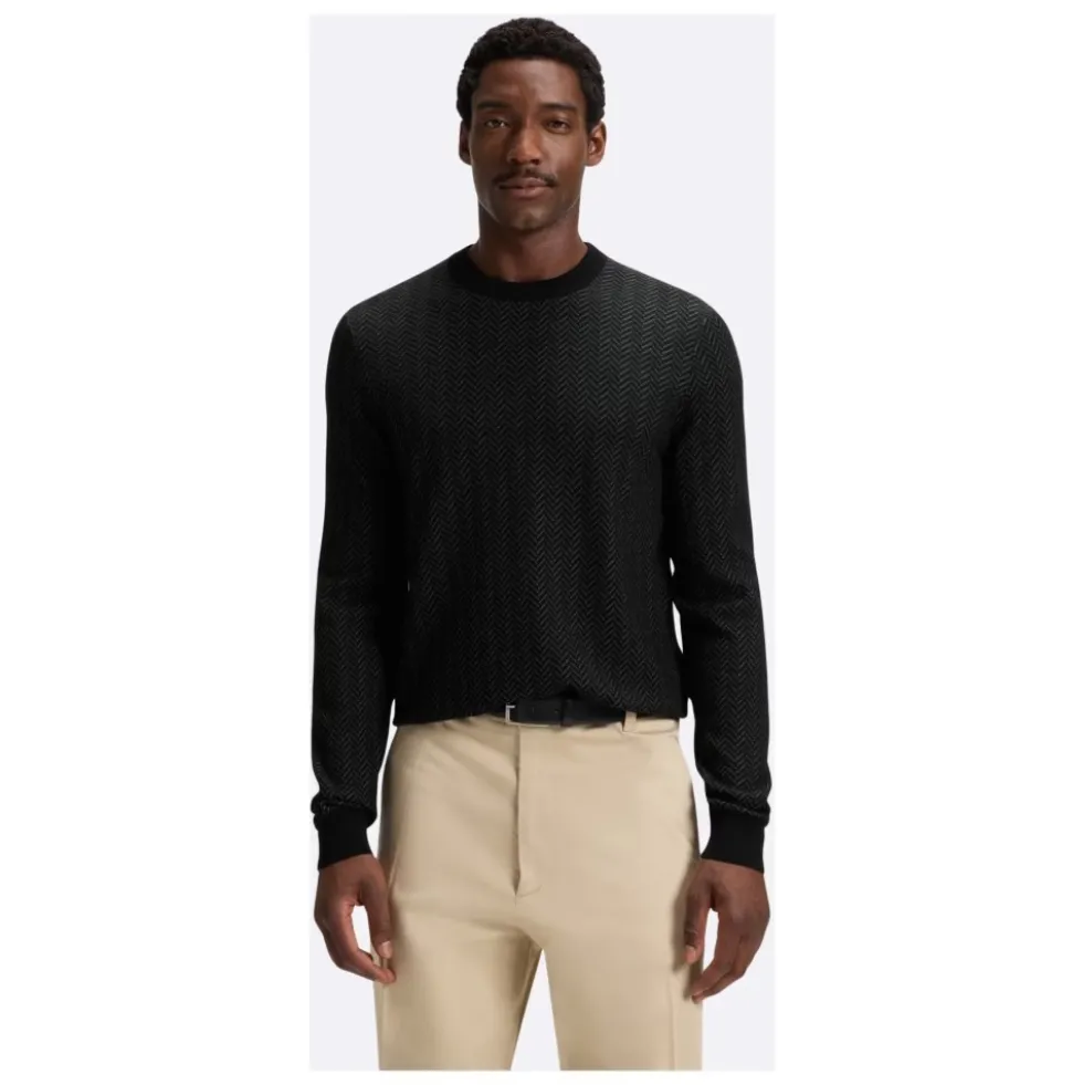 H-Habito Herringbone Sweater