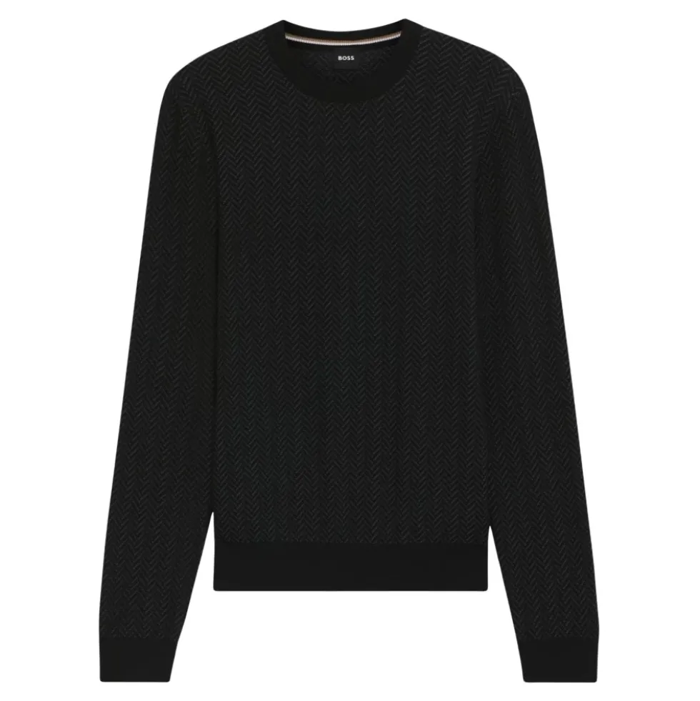 H-Habito Herringbone Sweater