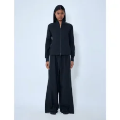 High-Neck Zip Jacket