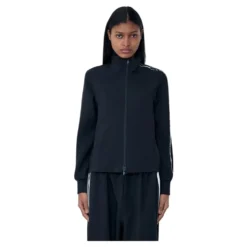 High-Neck Zip Jacket
