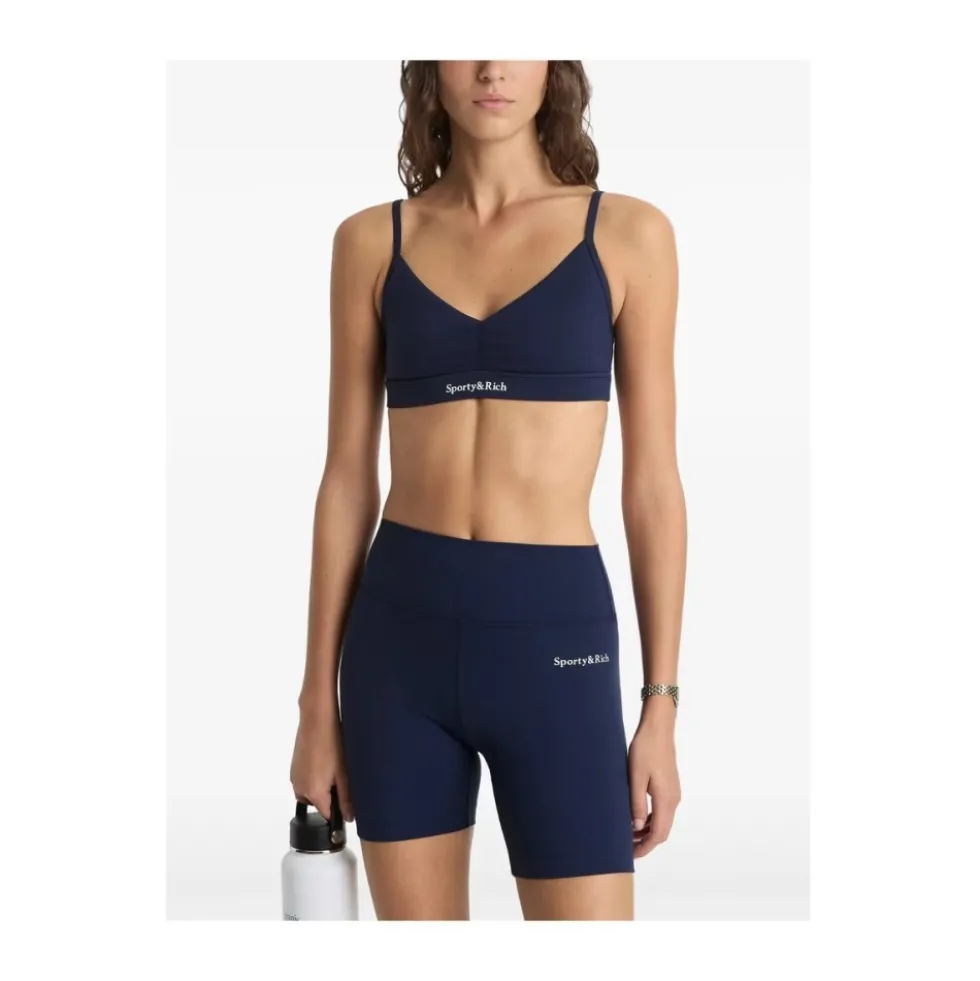 High-waisted Træningsshorts