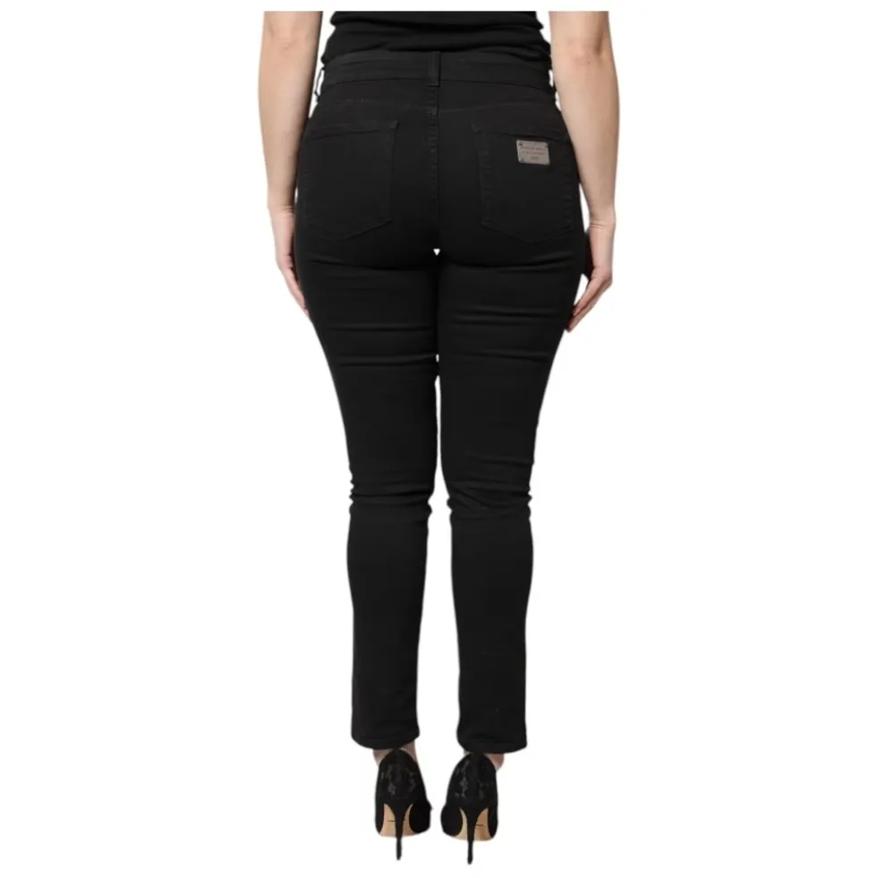 High Waist Skinny Denim Jeans