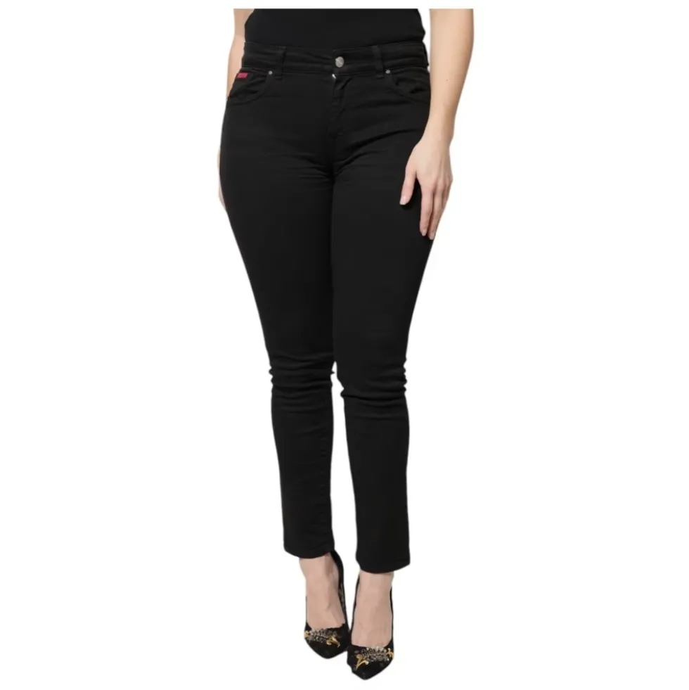 High Waist Skinny Denim Jeans