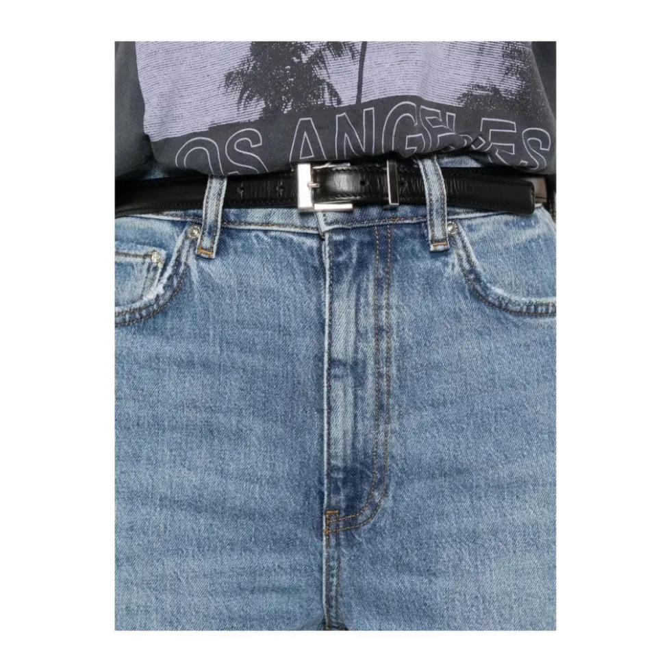 High Waist Straight Jeans