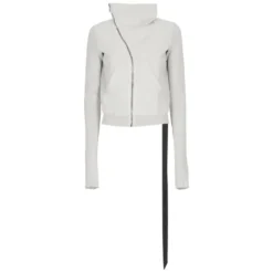 Højhalset Asymmetrisk Sweatshirt med Lynlås