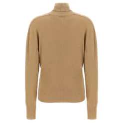 Højhalset uldsweater