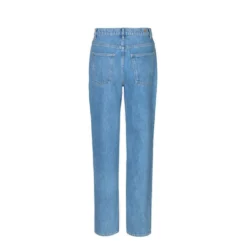 Højtaljede bomuldsjeans