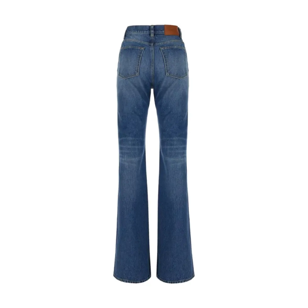 Højtaljede Flared Jeans