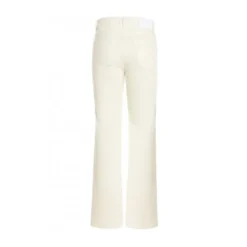 Højtaljede jeans med vide ben