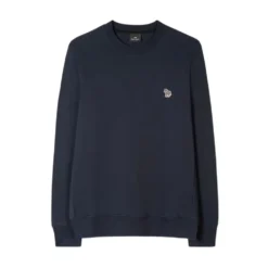 Håndlavet Bomuld Logo Patch Sweatshirt