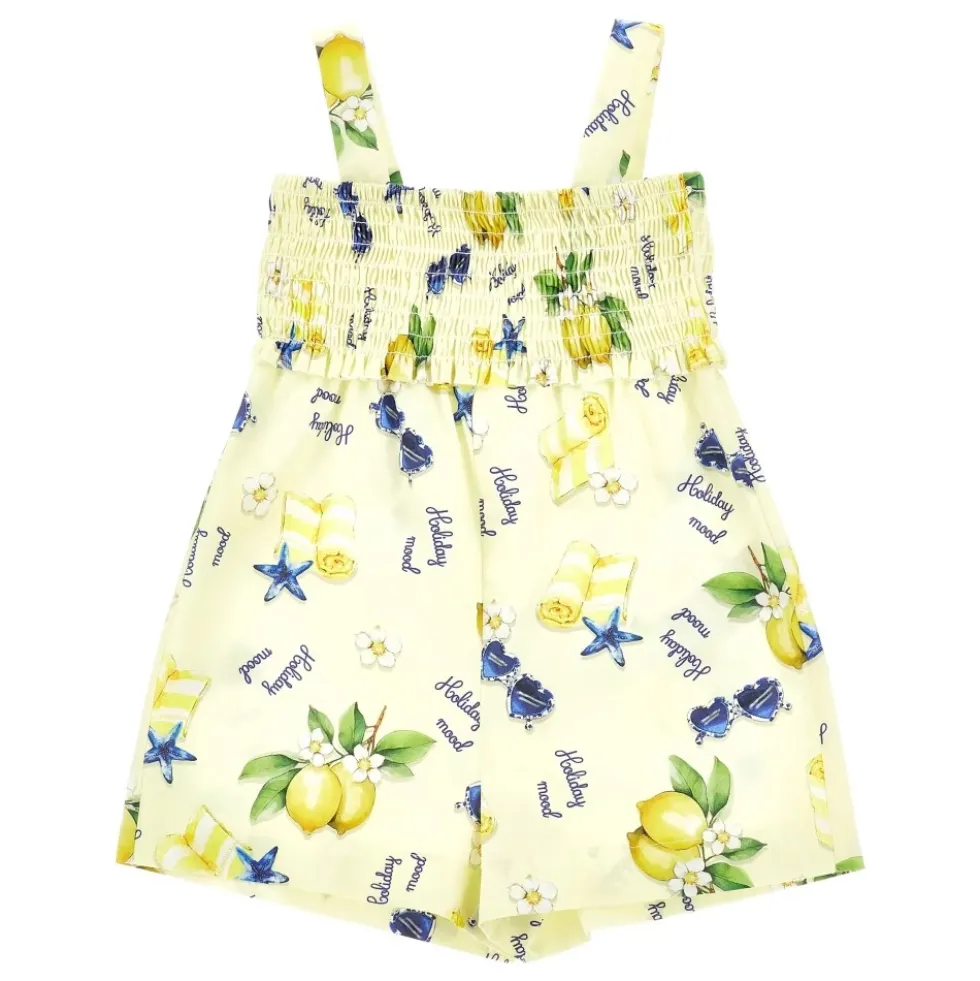Holiday Mood Printed Playsuit