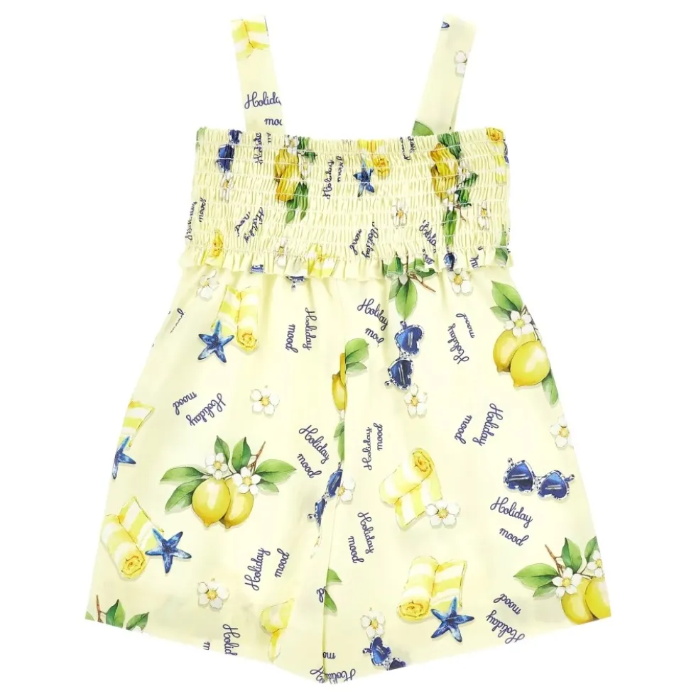Holiday Mood Printed Playsuit
